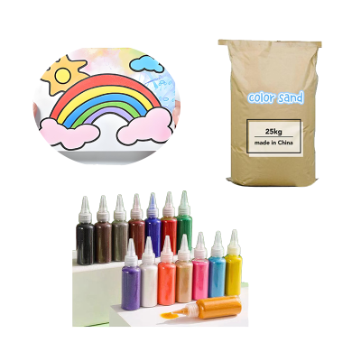Soft Texture Kids Sensory Colored Sand