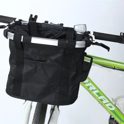 Colour Optional 600d Oxford Fabric Bike Basket for Cat Dog Bike Handlebar Bicycle Basket Front Cages House Pet Bike Basket