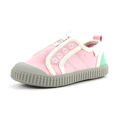 New Arrival Toddlers Canvas Shoes Anti-Skid Sole Tennis Shoes Slip-on Light Weight Spring Outdoor Shoes