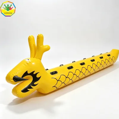 Inflatable Land Dragon Boat Team Building Racing Equipment for Outdoor Fun Sports Team Competition