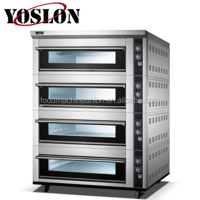 Bekery Machine Electric Deck Oven/ Gas Baking Oven /four Deck 16 Oven Hot Sale