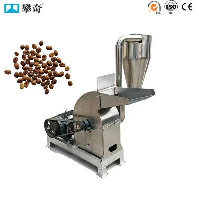 Electric Stainless Steel Hammer Mill Grinder for Coffee Beans Coffee Powder Food & Spice Grain Processing