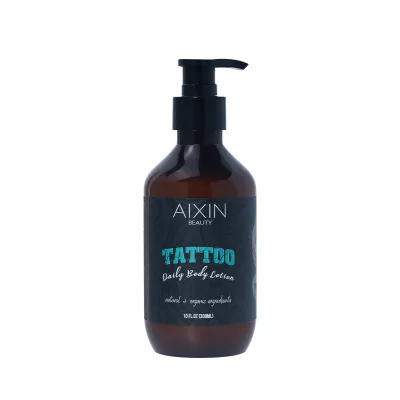 Aixin Custom Label 300ML Aftercare Daily Tattoo Lotion Naturally Numbing for Tattoos Tattoo Daily Body Lotion