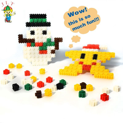 Wholesale High Quality Plastic Building Blocks Household Multi Color Building Block Sets Toys for Kids
