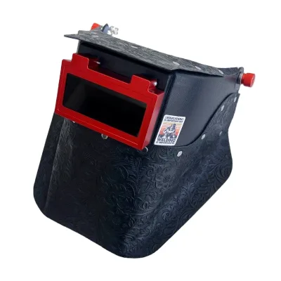 Welding Helmet Modified Version All-Aircraft-Grade Aluminum Alloy Flip-Up Design High-Temperature