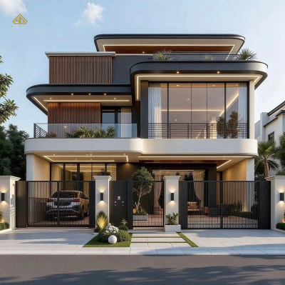 Model Designer One-stop Solution Luxury Style Villa Interior Design Architecture 3D Interior Design Services