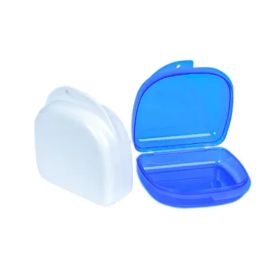 Colorful Plastic Orthodontic Dental Retainer Case/Box for Sports & Entertainment Denture Storage
