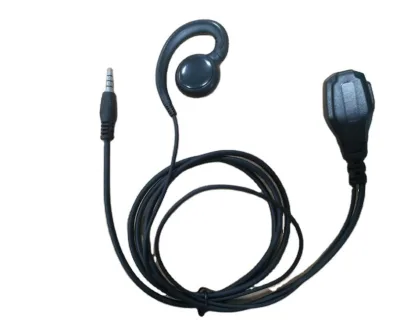 GT113V5-Y Earhook 100CM Cord 3.5mm Interface Non-Noise-Canceling Non-Waterproof Stretchable Compatible Mic Wired Earpiece