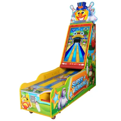 Jinns Games Source Factory 1 Player Coin-Operated Arcade Game Sports Amusement Bowling Ball Hardware Wood 12 Months