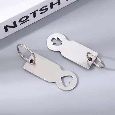 Stainless Steel Token Coin Keychain Customized Logo Durable Promotion Shopping Cart Trolley Token Luxury Lightweight