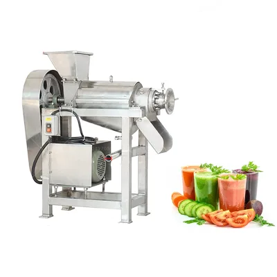 Hexu Industrial Commercial Screw Press Watermelon Juice Mango Juicer Extractor Fruit Pulp Milk Water Flour 304 Stainless Steel