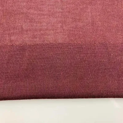 Superfine 70% Acrylic 30% Merino Wool 1*1 Rib Dyed Knit Fabric with 170gsm
