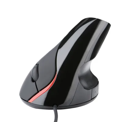 Quality Assure Popular Ergonomic Left Handed Mouse Long Time Work Anti Slip Wired Vertical High Precise Computer Desktop Mouses