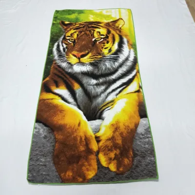 Stitching Border Terry Bath Personalized Towels With Weight