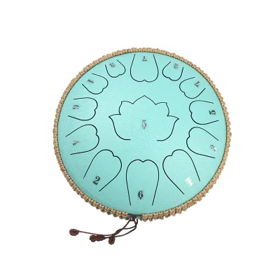 Relax Accessory Drum Stick Lotus Meditation Instrument 12 Inch 13 Tone Empty Spirit Drum