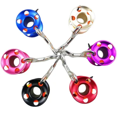 Factory Promotion High Quality 15M 45ft Aluminum Lightweight Diving Finger Spool Reel