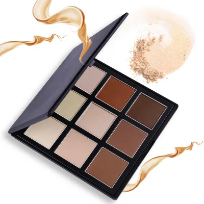 Hot Sell OEM ODM Private Label Facial Cosmetics Ladies Highlight Contour Cream Pro Palette