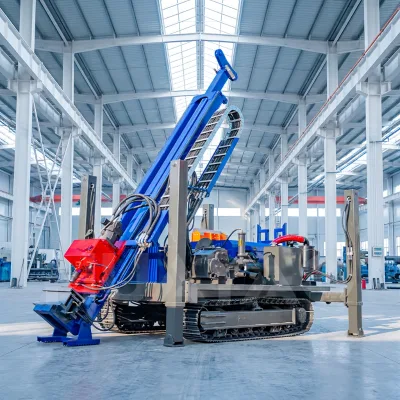 High Torque Remote Control Operation Fully Hydraulic Outriggers  Geotechnical Core Drilling Rig Machine for Gold Exploration