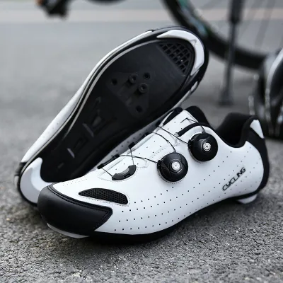 Factory Wholesale Outdoor Sports Cycling Shoes Hard Bottom Locking Road Mountain Cycling Shoes for Winter Summer Cross Border