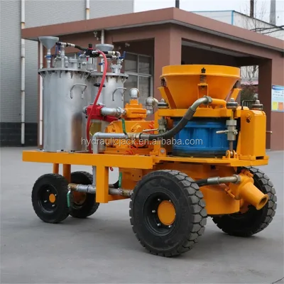 Tunnel Slope Basement Used Shotcrete Machines Plastering Machine Pump Wet and Dry Concrete Machine