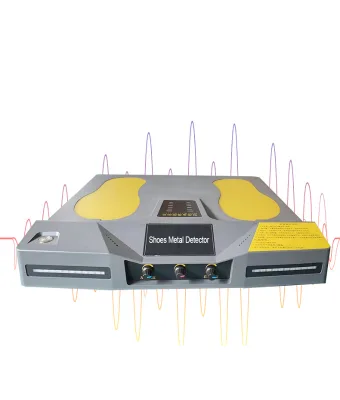 High Sensitivity Audio Visual Voice Alarm Professional Shoe and Foot Sole Metal Detector