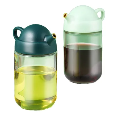 Multipurpose 260ml Glass Bottle Olive Oil Vinegar Bottle Dispenser for Sauce Vinegar and Cooking