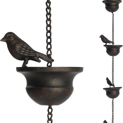 Bird Hanging Rusty Best-selling Garden Decorative Metal Art Lawn Decorative Garden Animal