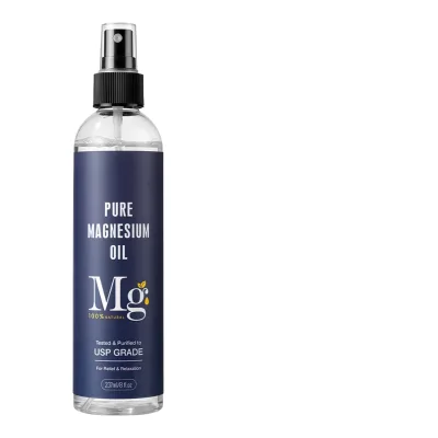 OEM ODM 300ml Magnesium Mineral Body Spray Natural Quick Drying Non Greasy Soothing Muscle Relax Calming Daily Body Care Spray