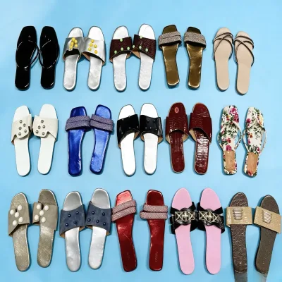 1.15 Dollars Model SJX035 Size 35-41 Wholesale Ready Fast Delivery Shower Slippers Latest Sandals for Women and Ladies