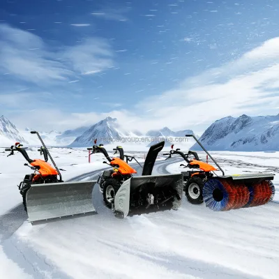 Free Shipping Cheapest Price Mini Belt Drive Tracked 6.5hp 13hp Compact Snow Removal Snow Blower Machine Remote Control