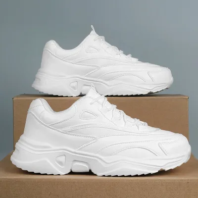 New Arrival Chunky Breathable Upper Fashion Korean Sports Shoes Male and Female Shoes Sneakers for Women and Men Sneakers