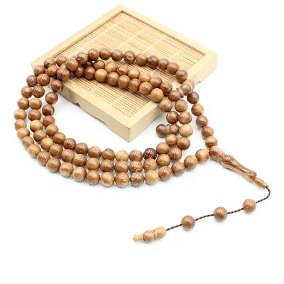 99pcs 8mm Primary Colour Wooden Beads Jewelry Necklaces Prayer Necklaces Chain Rosary Beads