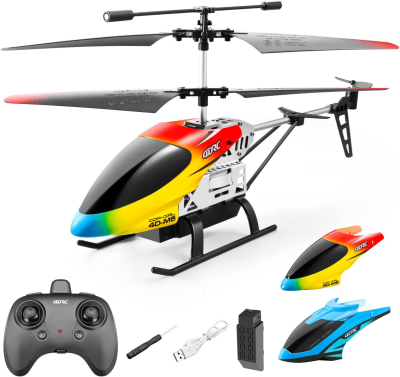 2.4G Helicopter Remote Control Metal Drone Flying Aircraft Toy RC Helicopter for Adult Kids