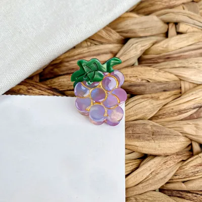 BLISSLIFE Cute Mini 3cm Fruit Hair Claw Clips Mini Peach Lemon Fruit Vegetable Watermelon Hair Accessories