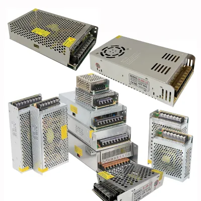 12V 24V Dc Power Supply 48W/60W/100W/120W/200W/300W/400W/480W/600W Metal case Industrial Power Adapter AC 110V/220V Converter