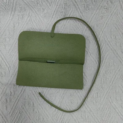 Simple Portable Microfiber Jewelry Storage Bag with Strap for Earrings Rings Necklaces Multifunctional Container
