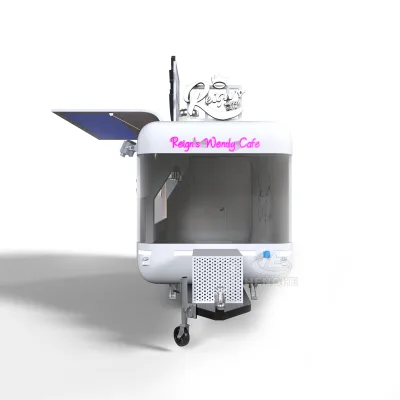 2026 New Design Modern Airstream Food Trailer with LED Lighting and Advanced Ventilation System Trailer