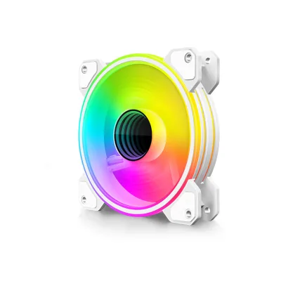RGB 120mm Fan with Infinity Mirror 4pin High Quality Computer Case Fan Molex RGB PC Fan OEM Gaming Computer for PC Parts