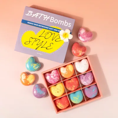 In Stock 12 Pack Manufacturers Bulk Mini Kids Gift Set Oil Vegan Organic Fizzy Natur Bath Bomb Ball