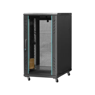 High Quality Ddf Home Black 6u 9u 10 18U 600x1000mm Depth Part Server Rack Network Cabinet with air Conditioner