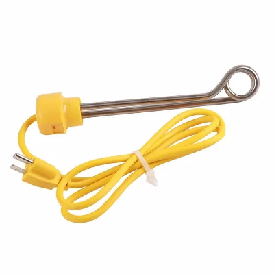 1000W Portable Stainless Steel Immersion Water Heater for Heating Coffee Tea Drinking 1.5m