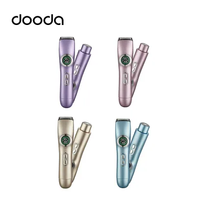In-stock 2-in-1 Body Bikini Trimmer Shaver for Women's Grooming Car Use English Electric Razors Legs & Private Area Trimmer