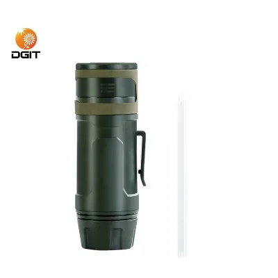 Portable Water Filter Straw for Camping  0.01μm Ultrafiltration, 2000L Lifespan, 1100ml/min Flow