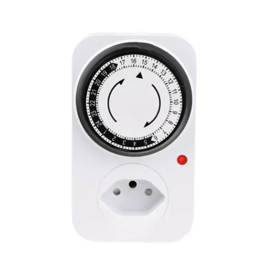 24-Hour Programmable Small Mechanical Plug Timer 220V Daily Countdown Kitchen Timer Switch Automatic Mini Mechanical Plug Timer