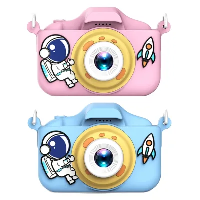 KAMPHO 1080P Small Fun Selfie Kids Video Camera for Children Toddlers Boys Girls Astronauts Promotion Gifts