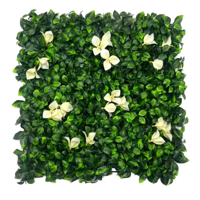 High Quality Artificial Green Plant Background Decorative Backdrop Wall Plastic Mat for Wedding Office Valentine's Day