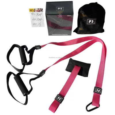 Exerciser Training Fitness Equipment Hanging Belt Spring Exerciser Tension Pull Tube Resistance Set Suspension Trainer