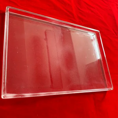 Heat Resistance Transparent Square Shape Quartz Glass Petri Dish