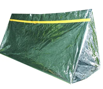 Camping Emergency Tube Tent Outdoor Survival Shelter, Portable Lightweight PE Tent for Emergency Shelter and Outdoor Protection