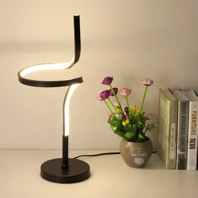 Hot Sale Modern Matt White DC Rechargeable Aluminum LED Reading Table Lamp with High CRI 85 for Home Living Room